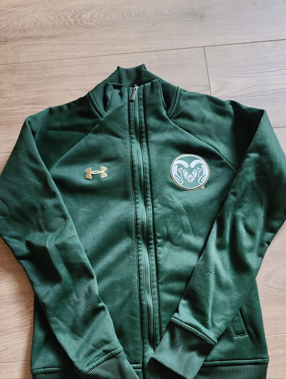 Under Armour Women's Forest Green Full-Zip Jacket